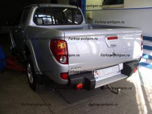 Фаркоп MITSUBISHI L200 Long (пластиковый бампер) 2013 г. Фаркоп MITSUBISHI L200 Long (пластиковый бампер) 2013 г.